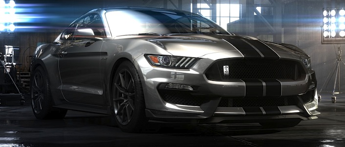 The All-new Shelby GT350 Mustang CGI image