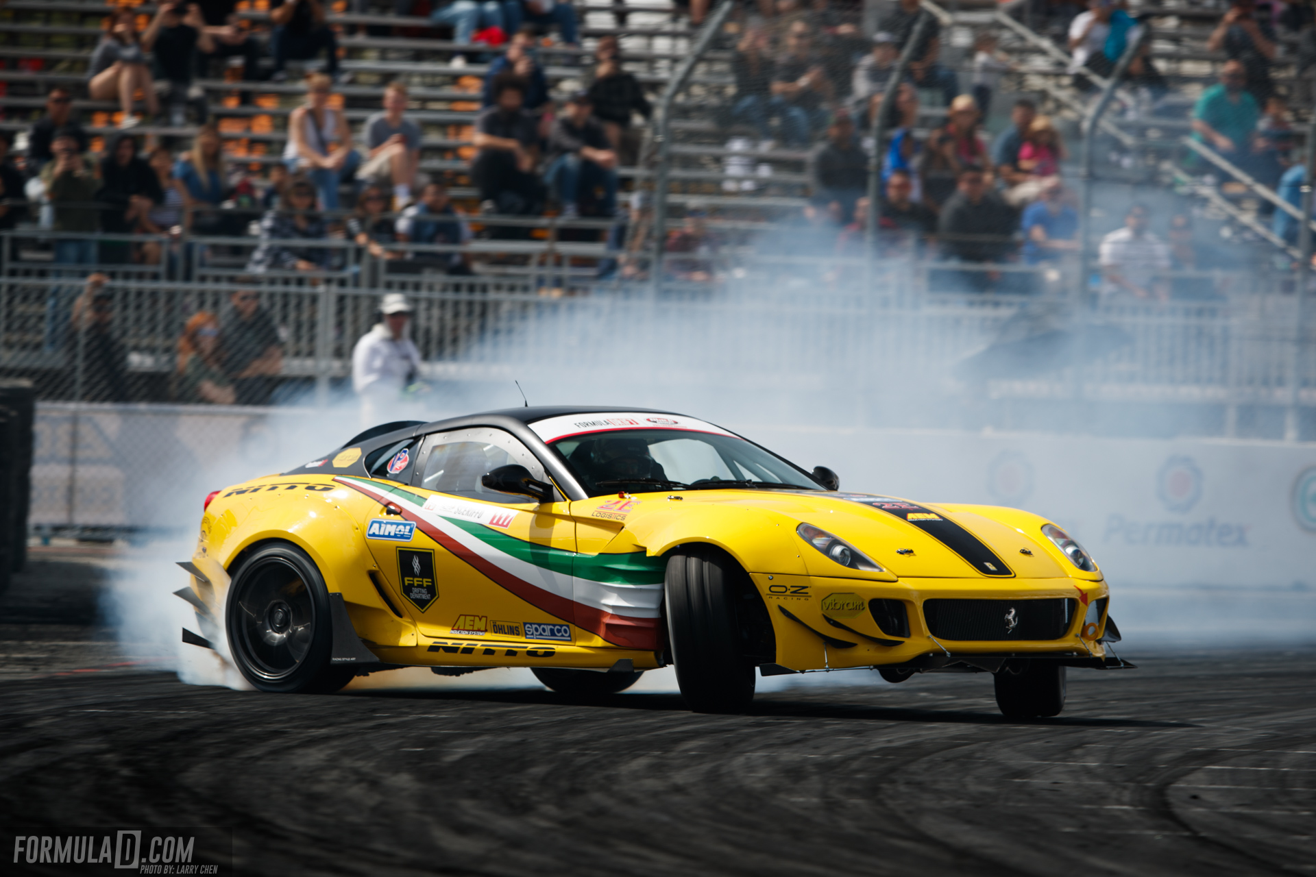 Holy smoke, it's a 917bhp Ferrari drift car