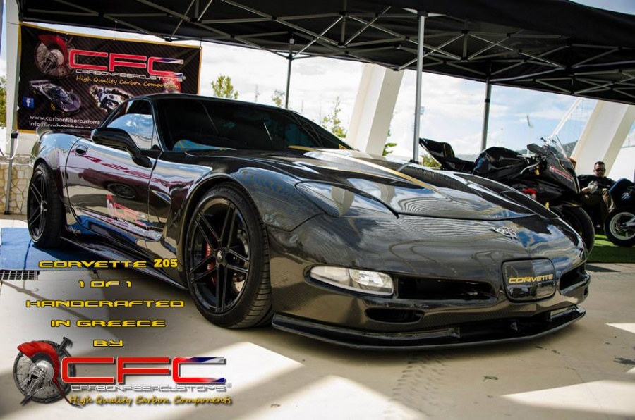 World's first Corvette C5 Z06 entirely made of carbon fiber.