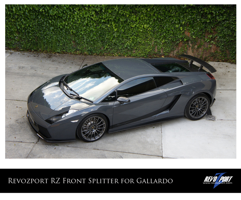 Supperleggera with Revozport Carbon Front Splitter and Side Skirts