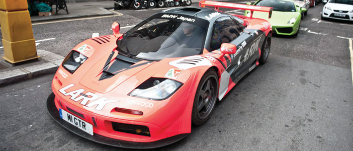 A trip to London in a McLaren F1 GTR