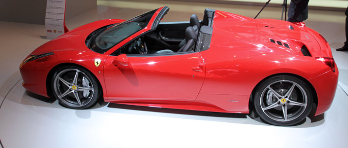 2012 Ferrari 458 Spider priced at $257,000