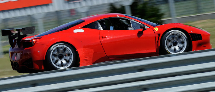 The 458 Italia Grand Am launched at Fiorano circuit