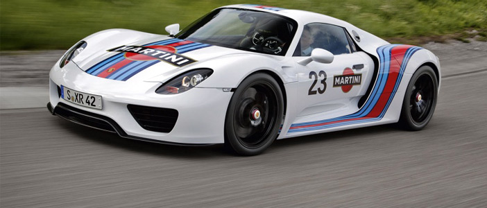 Porsche Shows Martini Racing Design 918 Spyder Prototype