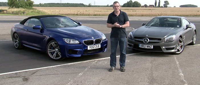 BMW’s M6 Cabrio faces off against the mighty Mercedes-Benz SL63 AMG