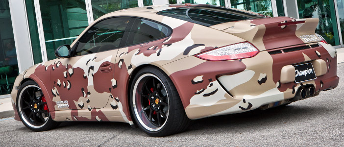 Champion Porsche pays tribute to our troops with special 911 “Salute Our Troops”
