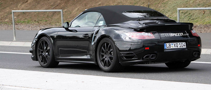 2013 Porsche 911 Turbo Convertible Spotted at the Nürburgring Nordschleife