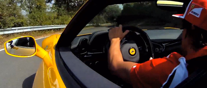 VIDEO: Fernando Alonso Test drives the new Ferrari 458 Spider