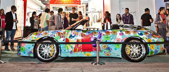 Champion Porsche teams up with Miguel Paredes for Art Basel 2011