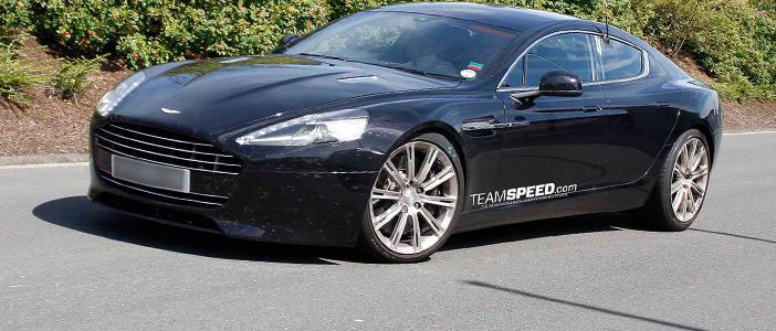 Face-lifted Aston Martin Rapide Spotted Testing Fully Uncovered