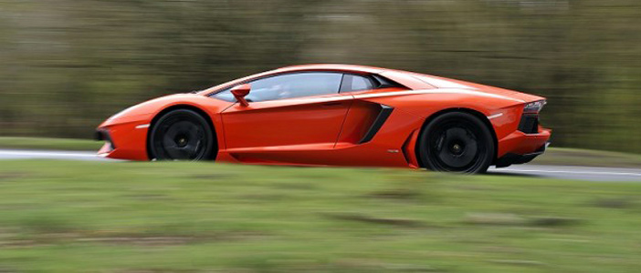 Sprinting to 60 in the Amazing Aventador