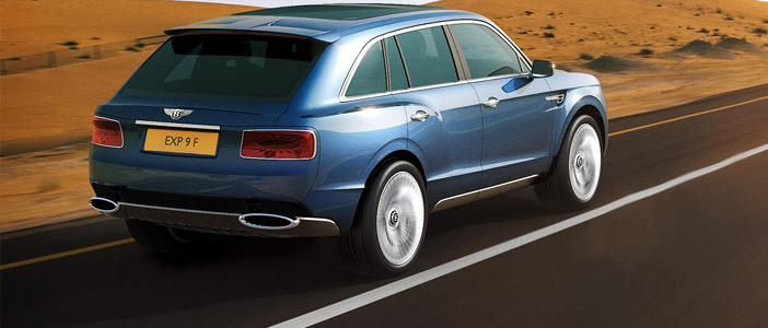 Bentley SUV Unveiled as EXP 9 F Concept