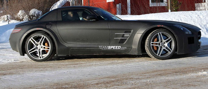 2013 Mercedes-Benz SLS AMG Black Series Spotted Testing Again
