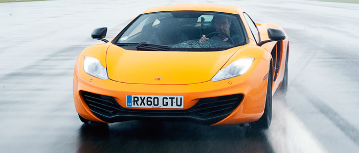 Jeremy Clarkson drives the McLaren MP4-12C