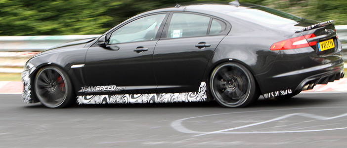 Jaguar XFR-S Spotted lapping the ring