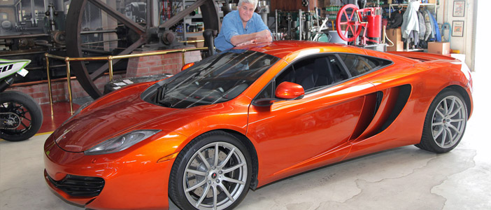 Jay Leno Takes delivery of his McLaren MP4-12C