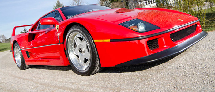 Lee Iacocca’s Ferrari F40 up for auction
