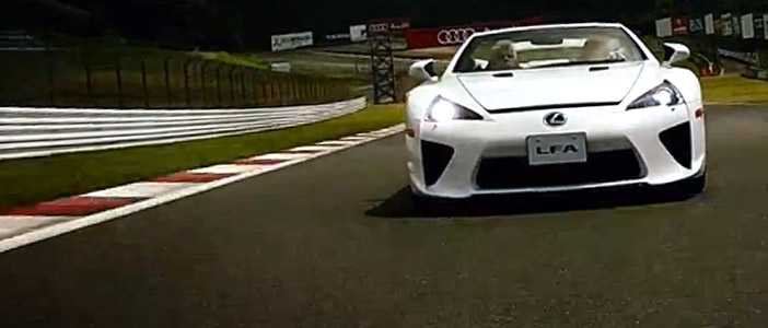 Leno plays with the world’s only LFA Spyder