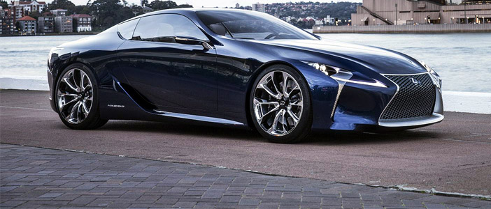 Lexus Shows LF-LC Blue concept Down Under