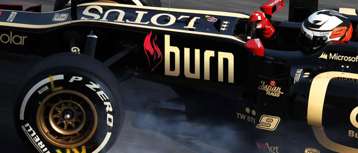 Coca-Cola Returns to F1 with Burn Energy Drink Lotus Sponsorship