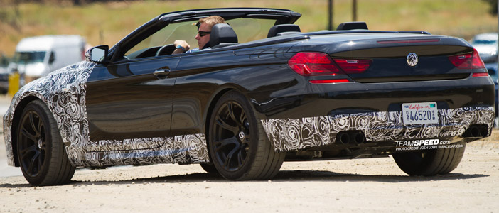 2013 BMW M6 Cabrio Spotted Testing in Sunny Southern California