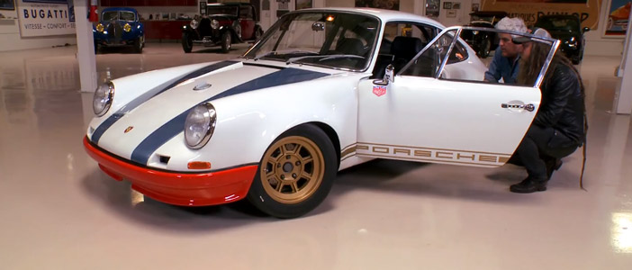 Our favorite Urban Outlaw stops by Leno’s Garage with a 72’ Porsche 911 STR