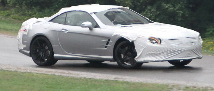 Production Ready SL63 AMG Spotted Testing, Expected Geneva Motor Show Debut