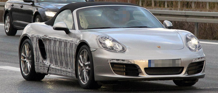 The new porsche boxster spotted again