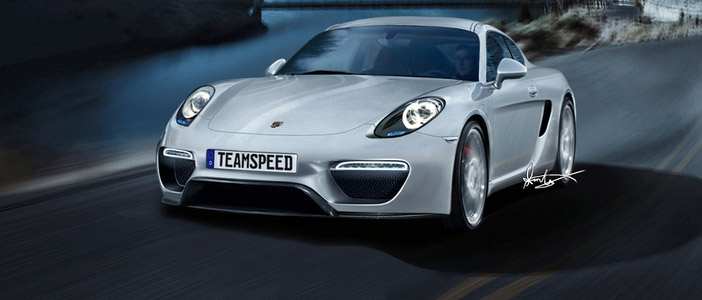 Rendered: 2013 Porsche Cayman