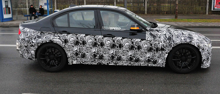 2013 BMW M3 sedan caught testing again