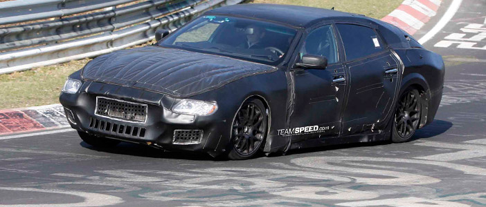 2013 Maserati Quattroporte Spotted Hot-Lapping The Nürburgring