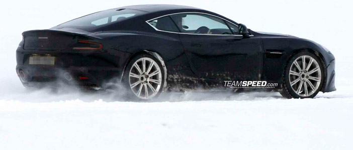 2013 Aston Martin DB9 Spotted Winter Testing