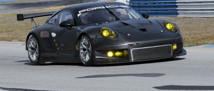 Porsche tests new 911 RSR at Sebring