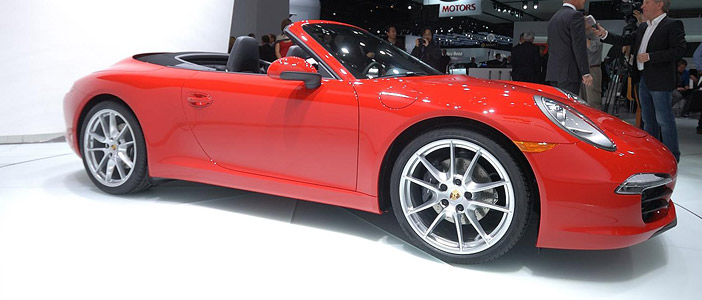 New Porsche 911 Carrera Cabriolet makes it debut in the motor city