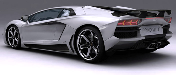 London-based coach builder Prindiville previews tuning package for the aventador