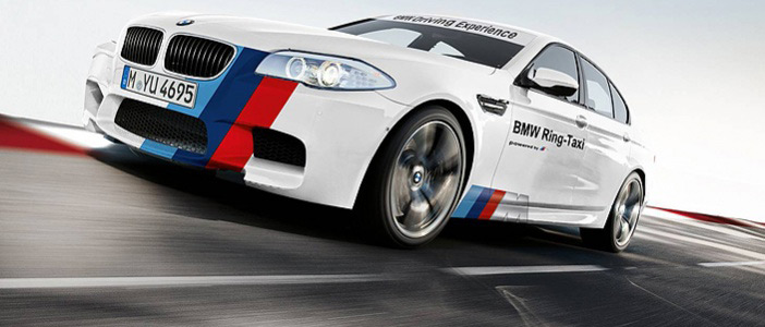 Back in business: BMW M5 Ring-Taxi