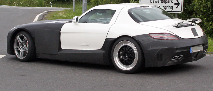 2013 Mercedes-Benz SLS AMG Black Series Spotted Wearing Summer White