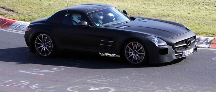 Mercedes-Benz SLS Black Series Spotted testing at the Nürburgring
