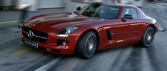 David Coulthard Takes to The new SLS AMG GT