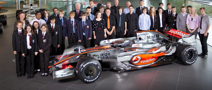 McLaren invites students to see inside manufacturing at McLaren Technology Centre