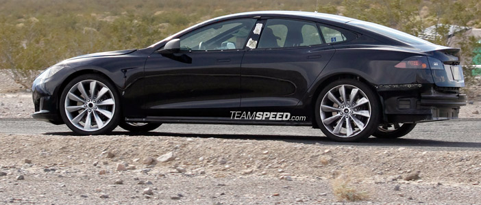 Tesla Model S Spotted Testing In The Desert