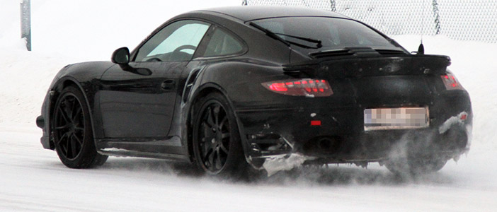 2013 911 Turbo spotted winter testing