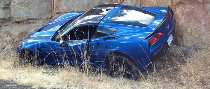 First C7 Stingray Crashed in Arizona