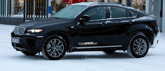 Face-lifted BMW x6 SAV spotted testing