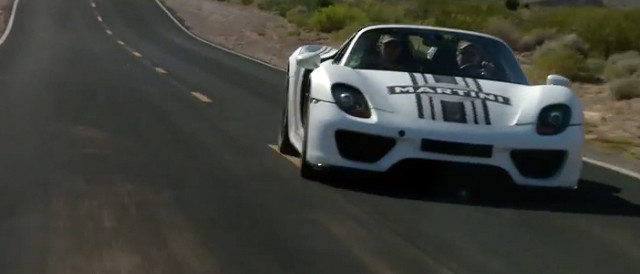 Porsche 918 Spyder Tests In The Valley of Fire