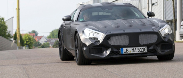 Mercedes Shows SLC Test Mule Photos
