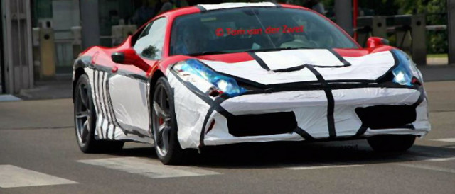Ferrari 458 Monte Carlo Spotted Testing