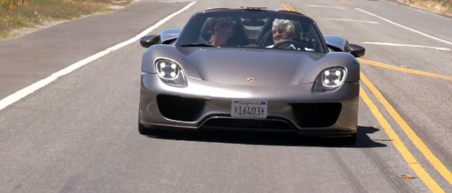 Leno Drives The New Porsche 918 Spyder