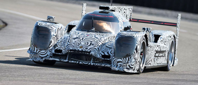 New Porsche LMP1 Sports Prototype Starts Testing International Circuits