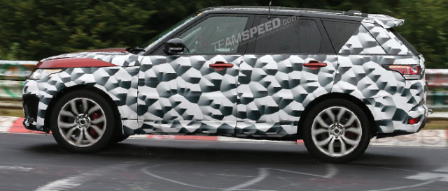 Range Rover Sport R-S Spotted Looking Production Ready At The Ring